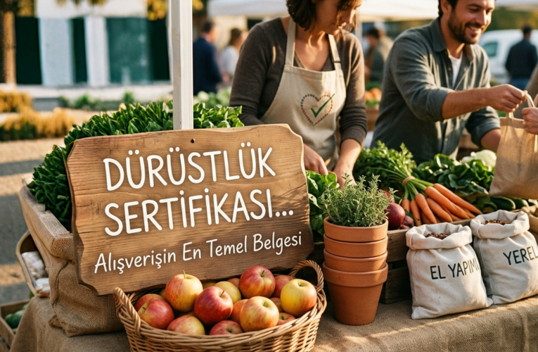 DÜRÜSTLÜK SERTİFİKASI